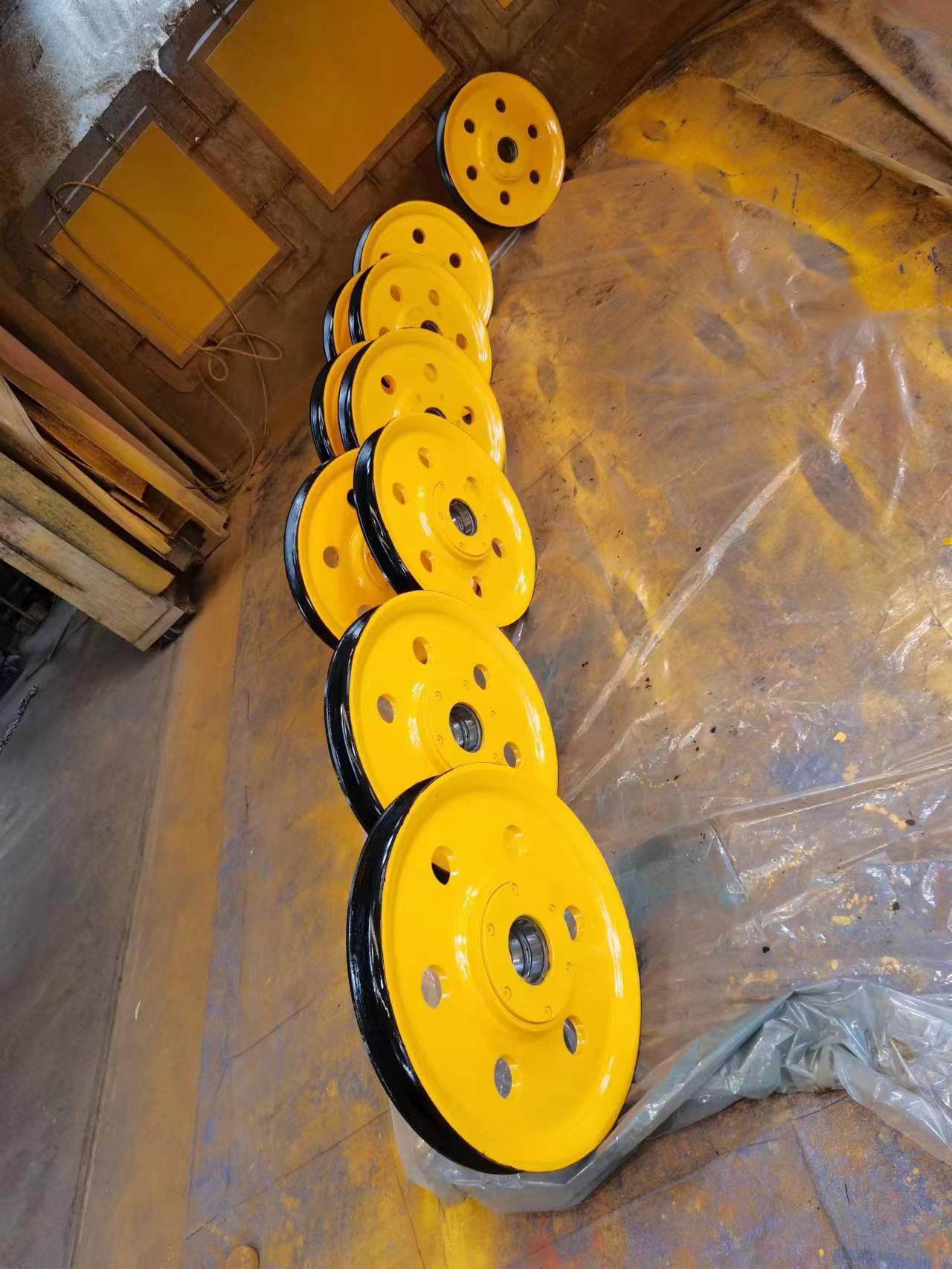 黄色皮带轮